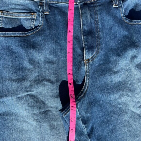 NEW Ruti Petite Denim Wide-ish Pants, Medium Wash, 8P - Picture 14 of 15